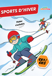 Sports d’hiver - Cahier de vacances  - CE1 - CE2 - PDF à imprimer