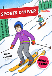 Sports d’hiver - Cahiers de vacances - 6ème - 5ème - PDF à imprimer