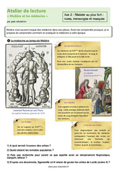 Molière et les médecins - 6ème - Atelier de lecture - PDF à imprimer