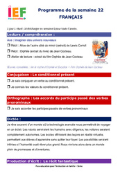 IEF Instruction En Famille, École à la maison pour le Semaine 22 – école à la maison IEF : 5ème