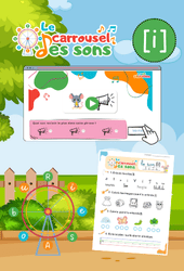 Le son [i] - GS - CP - CE1 - Phonologie - Lecture -  Le carrousel des sons - Cycle 2 - PDF à imprimer