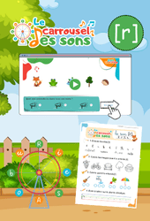 Le son [r] - GS - CP - CE1 - Phonologie - Lecture -  Le carrousel des sons - Cycle 2 - PDF à imprimer