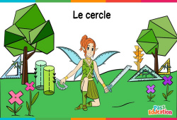 Jeux en ligne : Le cercle - Cm1 - Cm2 - 6ème - Vidéo La Fée des Maths