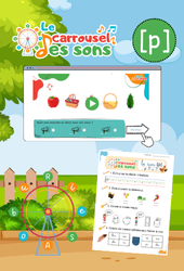 Le son [p] - GS - CP - CE1 - Phonologie - Lecture -  Le carrousel des sons - Cycle 2 - PDF à imprimer