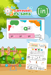 Le son [in] - GS - CP - CE1 - Phonologie - Lecture - Le carrousel des sons - Cycle 2 - PDF à imprimer