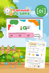 Le son [oi] - GS - CP - CE1 - Phonologie - Lecture - Le carrousel des sons