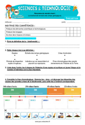 La biodiversité terrestre des temps géologiques – Cm2 – Evaluation – Edith Eprouvette - PDF à imprimer