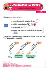 L’air et le vent - CE2 - Leçon - Apis & ses amis - PDF à imprimer