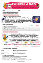 Comprendre les cycles du temps et situer les évènements - CE2 - Exercices - Apis & ses amis - PDF à imprimer