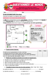 Se repérer et se déplacer de l’école au quartier - CE1 - Exercices - Apis & ses amis - PDF à imprimer