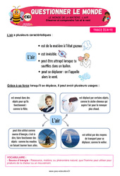 L’air et le vent - CE1 - Leçon - Apis & ses amis - PDF à imprimer