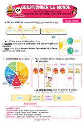 Comprendre les cycles du temps et situer des événements - CP - Leçon - Apis & ses amis - PDF à imprimer