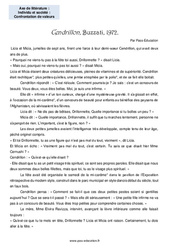 Cendrillon (Buzzati) - 4ème - Littérature - PDF à imprimer