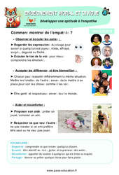 Développer une aptitude à l’empathie - CP - Leçon – EMC - PDF à imprimer