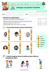 Développer une aptitude à l’empathie - CP - Evaluation – EMC - PDF à imprimer