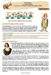 Louis IX, un roi chrétien au Moyen-Âge (XIIIème siècle) - CM1 – Leçon - PDF à imprimer