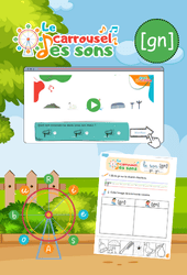 Le son [gn] gn - GS - CP - CE1 - Phonologie - Lecture - Le carrousel des sons - Cycle 2 - PDF à imprimer