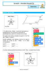 Scratch – Annales brevet (1) - 3ème - Scratch - PDF à imprimer