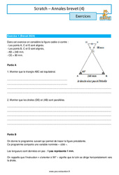 Scratch – Annales brevet (4) - 3ème - Scratch - PDF à imprimer