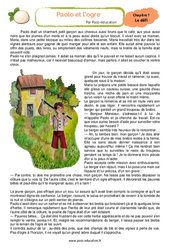 Paolo et l’ogre - 5ème - Littérature - PDF à imprimer