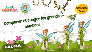 Comparer et ranger les grands nombres - Cm1 - Cm2 - Vidéo pédagogique - La Fée des Maths - Cycle 3