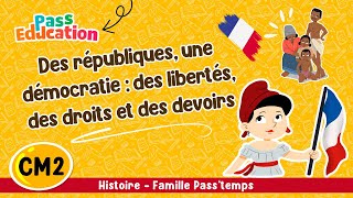 Des républiques, une démocratie : des libertés, des droits et des devoirs (Le temps de la république) CM2 - Vidéo pédagogique - Cycle 3