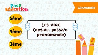 Les voix (active, passive, pronominale) - 5ème, 4ème, 3ème - Vidéo pédagogique - Cycle 4