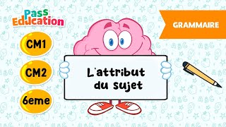 L'attribut du sujet - Vidéo pédagogique – CM1 – CM2 – 6ème - Cycle 3