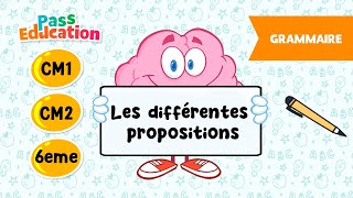 Les différentes propositions - Vidéo pédagogique - CM1, CM2, 6ème - Cycle 3
