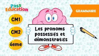 Les pronoms possessifs et démonstratifs - Vidéo pédagogique - CM1, CM2, 6ème - Cycle 3