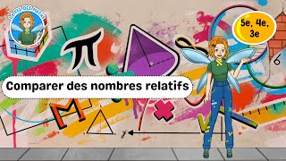 Comparer des nombres relatifs - 5ème - 4ème - 3ème - Vidéo pédagogique - La Fée des Maths - Cycle 4