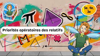 Priorités opératoires des relatifs - 5ème - 4ème - 3ème - Vidéo pédagogique - La Fée des Maths - Cycle 4