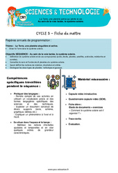 Séquence - Fiche de préparation Au sein de la voie lactée, le système solaire – Cm1 – Séquence + vidéo – Edith Eprouvette - PDF à imprimer