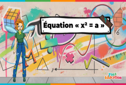 Jeux en ligne : Equation (x²= a) - 3ème - Vidéo - La Fée des Maths