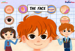 The Face - Vocabulaire - Vidéo interactive - Apprends l'anglais avec Kelly and James