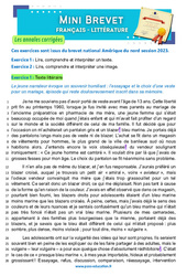 Les couleurs de nos souvenirs – M. Pastoureau - 3ème - Mini-brevet - Français - Annales corrigées - PDF à imprimer