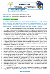 L’Attrape-Cœurs – J.D. SALINGER – 3ème – Mini-brevet français – Sujet inédit - PDF à imprimer