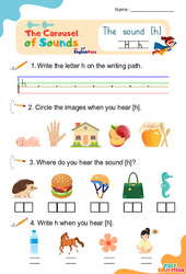 Le son [h] – Phonologie anglaise – Carousel of Sounds – Vidéo interactive + Fiche