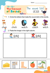 Le son [ch] ch tch – Phonologie anglaise – Carousel of Sounds – Vidéo interactive + Fiche