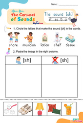 Le son [sh] sh ss ti ci – Phonologie anglaise – Carousel of Sounds – Vidéo interactive + Fiche