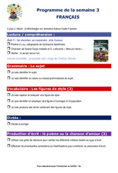 IEF Instruction En Famille, École à la maison pour le Semaine 3 – école à la maison IEF : 4ème