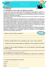 Exercice Abbey Road - 6ème - 5ème - Littérature - T'as la réf ? - Cycle 3 - PDF à imprimer