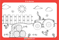 A la ferme - MS - GS - Graphismes ludiques - Cycle 1 - PDF à imprimer