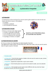 Leçon La fraternité et l’empathie – CM1 – Leçon – EMC - Cycle 3 - PDF à imprimer