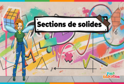Jeux en ligne : Sections de solides – 5ème – 4ème – 3ème – Vidéo – La Fée des Maths