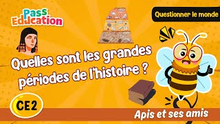 Quelles sont les grandes périodes de l’histoire ? – CE2 – Vidéo – Apis & ses amis - Cycle 2