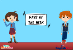 Days of the week – Vocabulaire – Séquence complète – Apprends l’anglais avec Kelly and James - Cycle 1 - PDF à imprimer