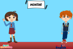 Months – Vocabulaire – Séquence complète – Apprends l’anglais avec Kelly and James - Cycle 1 - PDF à imprimer