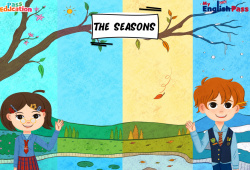 Seasons – Vocabulaire – Séquence complète – Apprends l’anglais avec Kelly and James - Cycle 1 - PDF à imprimer