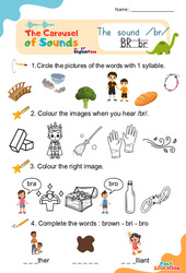 Vidéo interactive /br/ br – CP CE1 CE2 CM1 CM2 – Carousel of Sounds – Vidéo interactive + Fiches + Poster